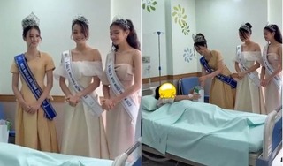 Công ty quản lý nói gì trước hình ảnh Hoa hậu Ý Nhi và 2 Á hậu đi từ thiện ở bệnh viện 5 sao