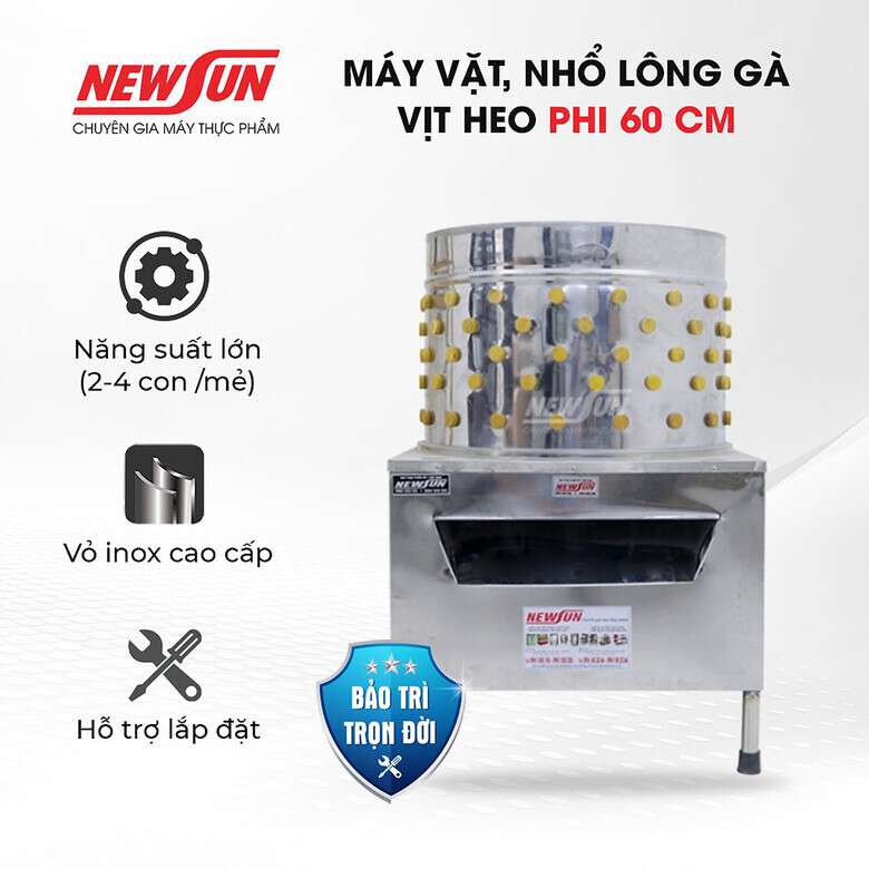 Tư vấn cách chọn mua máy vặt lông gà vịt chất lượng tốt, giá rẻ