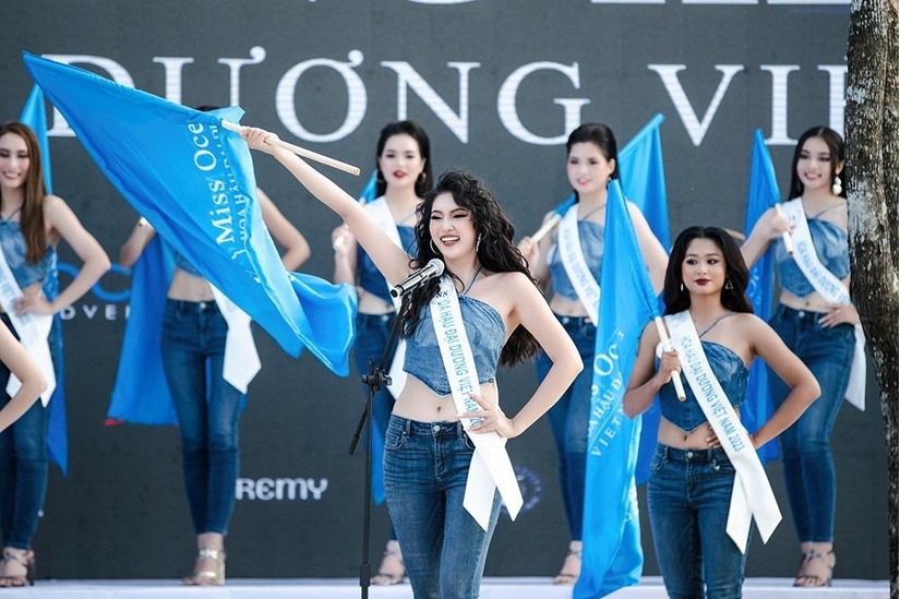 Thu Uyên đăng quang Hoa hậu Đại dương Việt Nam 2023