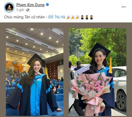 Hoa hậu Đỗ Thị Hà chính thức tốt nghiệp Đại học Kinh tế Quốc Dân