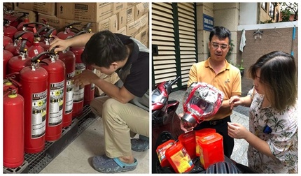 Sau vụ cháy chung cư mini, dân Hà Nội vội vàng đi mua thang dây, kìm sắt, mặt nạ đề phòng hỏa hoạn