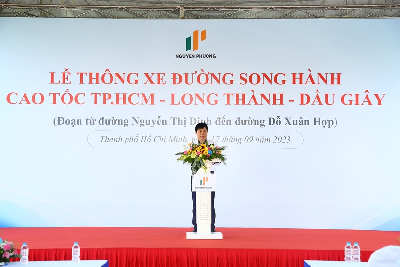 Ông Phan Công Bằng – Phó Giám đốc Sở GTVT TP.HCM phát biểu tại sự kiện.