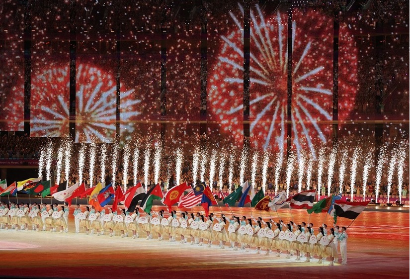 Chùm ảnh lễ khai mạc ASIAD 19 hoành tráng và ấn tượng của Trung Quốc