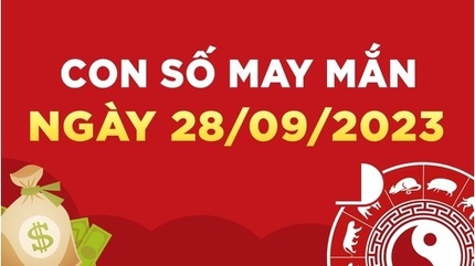 Con số may mắn hôm nay 28/9/2023 theo năm tuổi