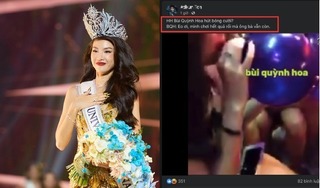 Phía Hoa hậu Bùi Quỳnh Hoa nói gì trước tin đồn hút bóng cười, bị tố bạo lực học đường?