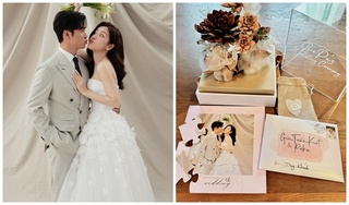 Gin Tuấn Kiệt hé lộ những hình ảnh đầu tiên của Puka trong bộ váy cưới