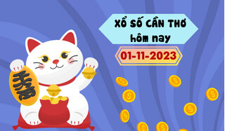 Kết quả xổ số Cần Thơ ngày 01/11/2023, XSCT 01/11, xổ số Cần Thơ hôm nay