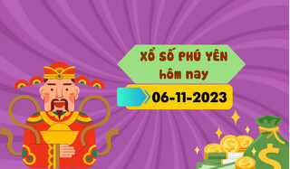 Kết quả xổ số Phú Yên ngày 06/11/2023, XSPY 06/11, SXPY 06/11, xổ số Phú Yên hôm nay thứ Hai ngày 06 tháng 11 năm 2023