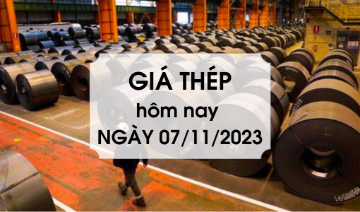 Giá thép hôm nay ngày 7/11/2023: Thép tăng trên các sàn giao dịch