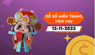 Kết quả xổ số miền Trung ngày 12/11/2023, XSMT 12/11, SXMT 12/11 xổ số miền Trung hôm nay, chủ Nhật ngày 12 tháng 11 năm 2023