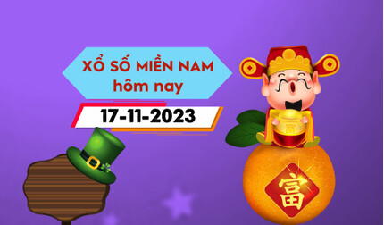 Kết quả xổ số miền Nam ngày 17/11/2023, XSMN 17/11, SXMN 17/11, xổ số miền Nam hôm nay thứ Sáu ngày 17 tháng 11 năm 2023