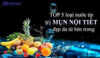 TOP 5 loại nước ép trị mụn nội tiết, đẹp da từ bên trong