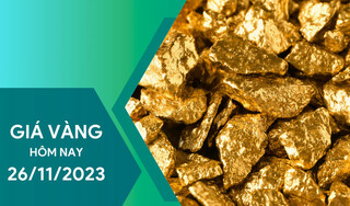 Giá vàng hôm nay 26/11/2023: Vàng tăng mạnh trên sàn giao dịch