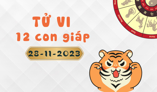 Tử vi 12 con giáp ngày 28/11/2023: Tỵ xảy ra cãi vã, Hợi ổn định