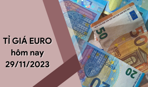 Tỷ giá Euro hôm nay 29/11/2023: Quay đầu tăng nhẹ