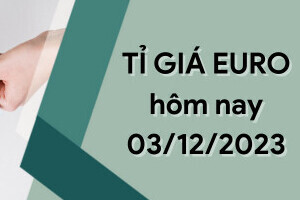 Tỷ giá Euro hôm nay 3/12/2023: Giảm nhẹ 2 chiều mua vào - bán ra
