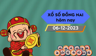 XSDN 06/12 – SXDN 06/12 – KQXSDN 06/12 - Xổ số Đồng Nai ngày 06 tháng 12 năm 2023