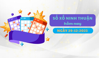 XSNT 29/12 – SXNT 29/12 – KQXSNT 29/12 - Xổ số Ninh Thuận ngày 29 tháng 12 năm 2023