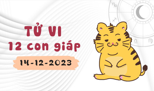 Tử vi 12 con giáp ngày 14/12/2023: Dần may mắn, Tỵ thăng trầm