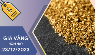 Giá vàng hôm nay 23/12/2023: Vàng tiếp tục tăng mạnh trên sàn giao dịch