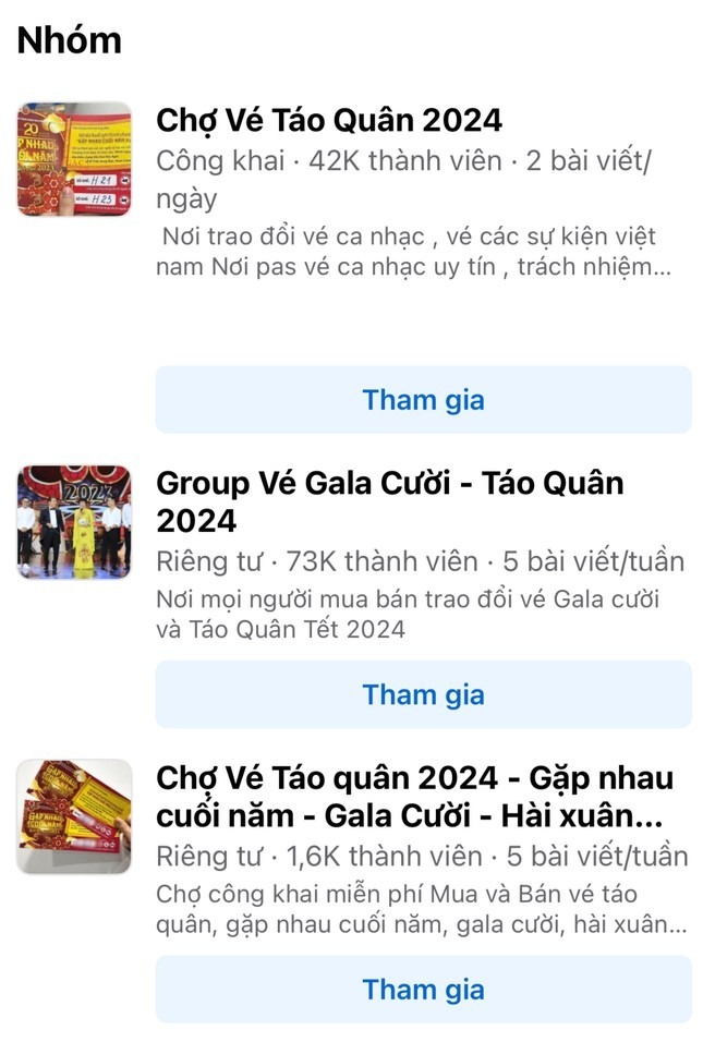 Thông tin Táo Quân 2024 còn đang mịt mờ nhưng vé chợ đen đã rao 10 triệu/cặp, cọc trước nếu muốn mua