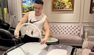 Cao Thái Sơn tích cực chuẩn bị đồ cho con, ra dáng 'bố bỉm'