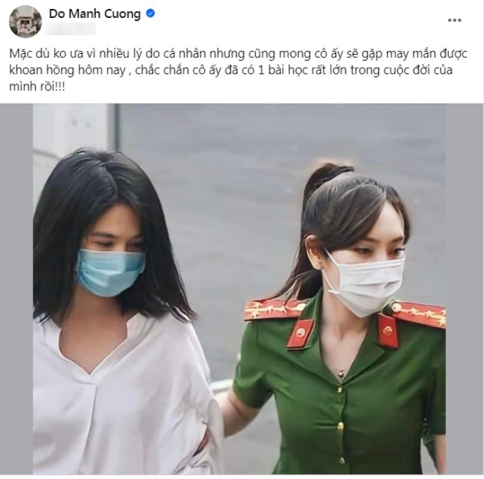 Phản ứng của sao Việt khi Ngọc Trinh nhận án tù treo, được pháp luật khoan hồng