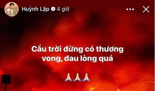 Dàn sao Việt xót xa trước vụ cháy dãy nhà ven sông ở TP HCM