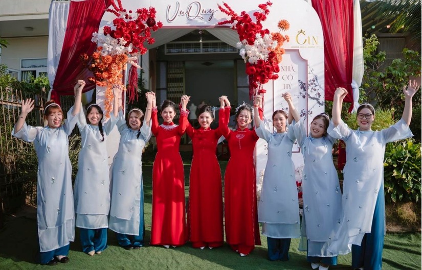 Đám cưới đặc biệt ở Lâm Đồng: 3 chị em ruột tổ chức hôn lễ cùng một ngày