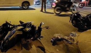 Nữ tài xế taxi công nghệ tông liên hoàn loạt xe máy, nhiều người bị thương