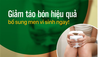 Giảm táo bón hiệu quả: Nên bổ sung men vi sinh ngay!