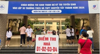 Lộ diện trường lấy điểm vào lớp 10 cao nhất Hà Nội năm 2024: 9 điểm/môn vẫn trượt