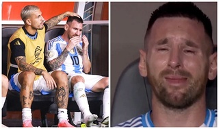 Messi khóc nức nở rời sân vì chấn thương ở chung kết Copa America