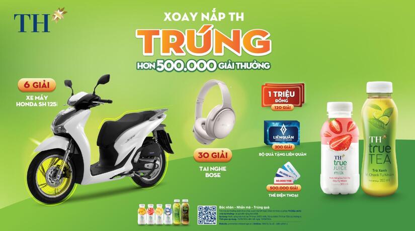 Chương trình 'Xoay nắp TH' tìm thấy chủ nhân đầu tiên của xe máy Honda SH 125i