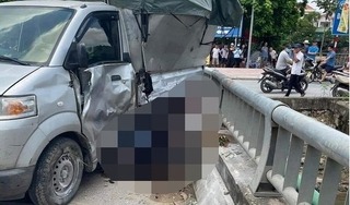 Ô tô tải va chạm xe máy khiến 4 người tử vong tại Hoài Đức, Hà Nội