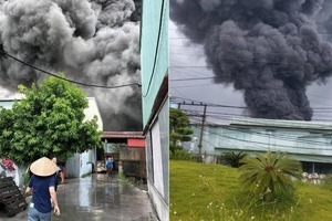 Thái Bình: Nhà xưởng công ty bị cháy, 12 lao động nhập viện chữa bỏng