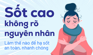 Sốt cao không rõ nguyên nhân: Làm thế nào để hạ sốt an toàn