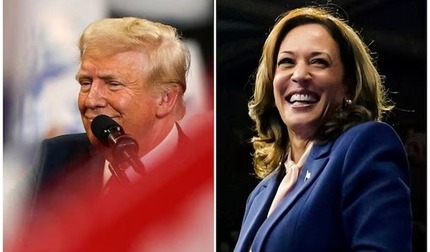 Bà Harris đuổi sát nút cựu Tổng thống Trump