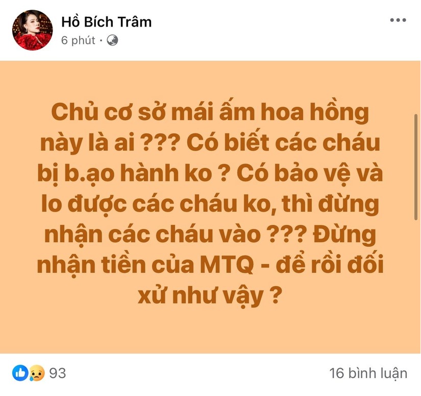 Loạt sao Việt bức xúc trước vụ bạo hành trẻ sơ sinh tại mái ấm Hoa Hồng