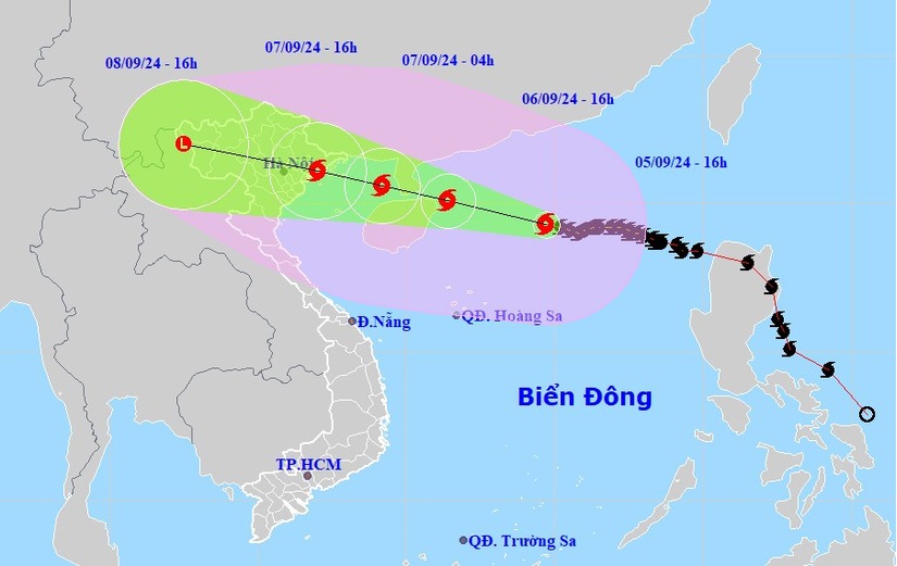 Hà Nội ứng trực 24/24h ứng phó ngập lụt do bão số 3 Yagi