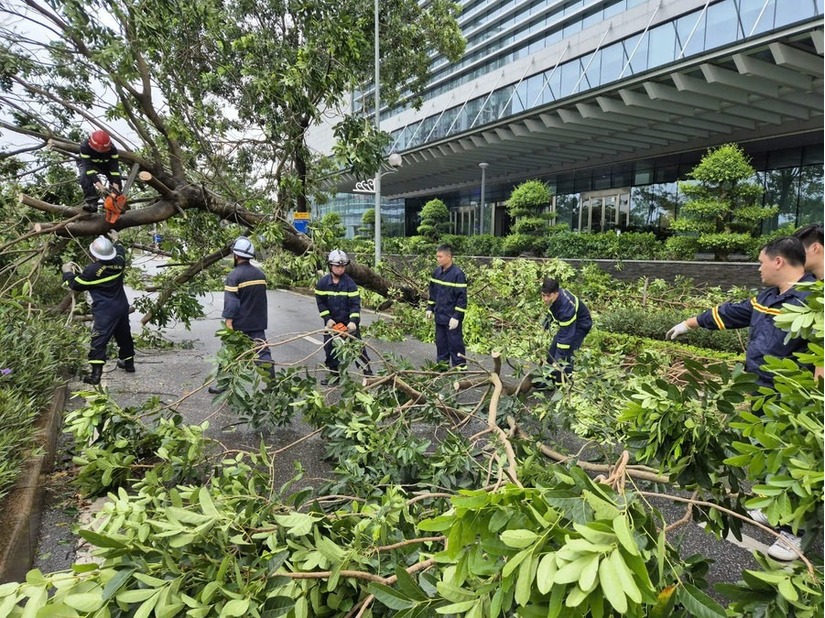 Bí thư Thành ủy Hà Nội chỉ đạo khắc phục hậu quả mưa bão