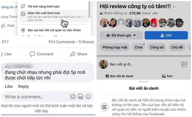 Dân tình thích thú khi Facebook cho ra mắt tính năng 'bình luận ẩn danh' 