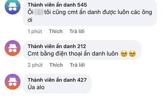 Dân tình thích thú khi Facebook cho ra mắt tính năng 'bình luận ẩn danh' 