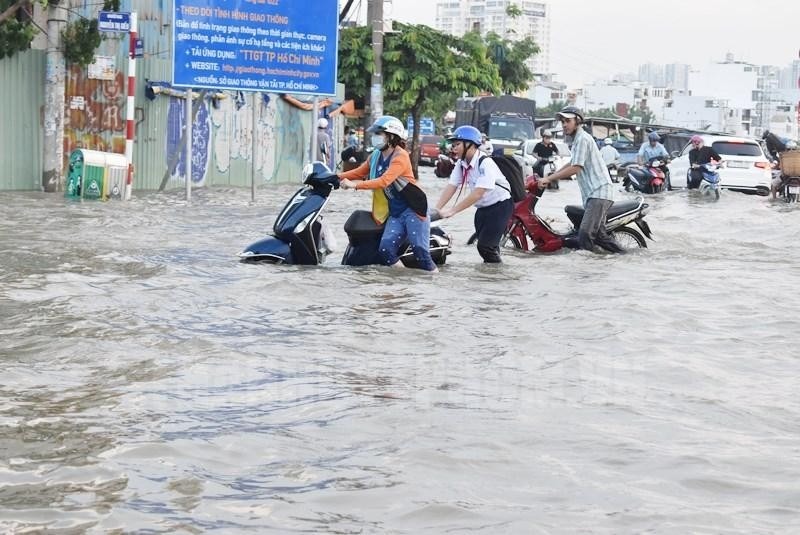 TP.HCM sẵn sàng ứng phó mưa lớn kết hợp triều cường