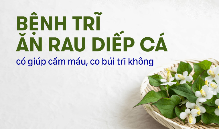 Bệnh trĩ ăn rau diếp cá có giúp cầm máu, co búi trĩ không?