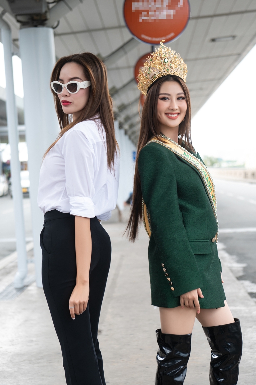 Hoa hậu Quế Anh đến Campuchia thi Miss Grand International 2024