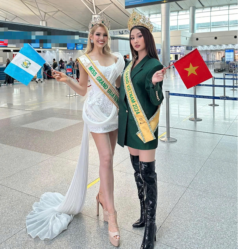 Hoa hậu Quế Anh đến Campuchia thi Miss Grand International 2024