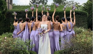 Hoa hậu Khánh Vân xinh đẹp bên dàn phù dâu quyến rũ, giấu kín ảnh chồng trước ngày cưới