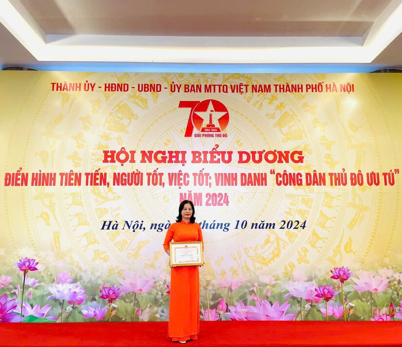 Cô giáo giàu lòng nhân ái được vinh danh người tốt việc tốt