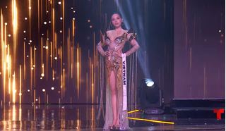 Mãn nhãn phần thi trang phục dạ hội của Kỳ Duyên tại Miss Universe 2024